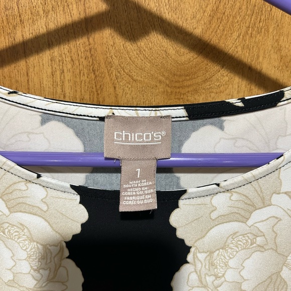 Chicos Dressy Dress Size 1 - Picture 2 of 2